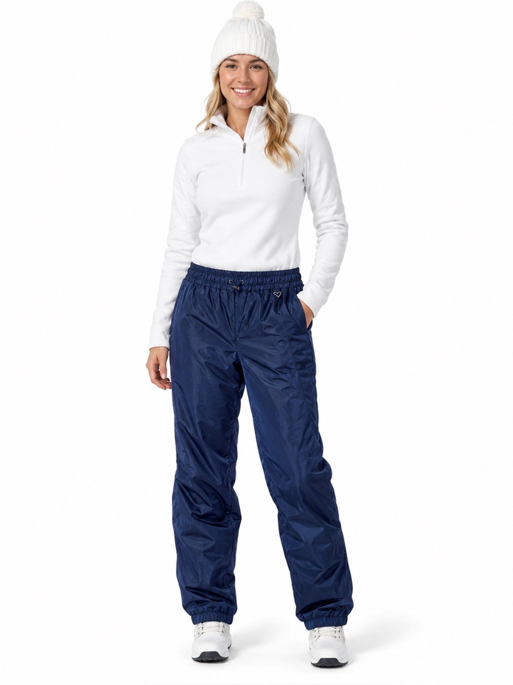 Obermeyer ski pants womens size 8 Navy shimmer color